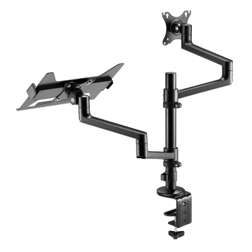 NOSAČ ZA MONITOR I LAPTOP GEMBIRD MA-DA-04, montaža na stol, monitors up to 32″ and notebooks up to 17,3″