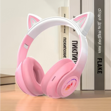 Slušalice za djecu bluetooth cat AS-WH15 pink