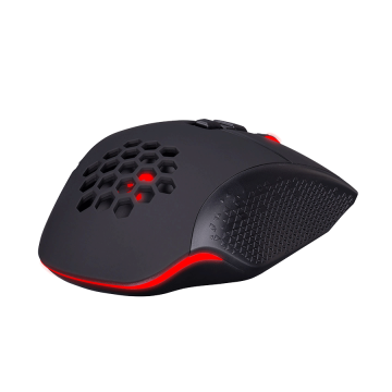 Miš gaming Everest RAGE-X1 Usb Black Led Illuminated 6400dpi 8 Buttons Programable Gaming Mouse with top holes design, Sunplus 1