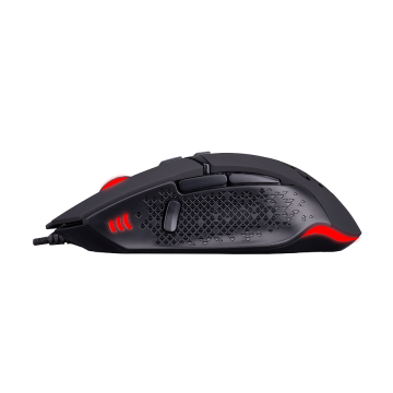 Miš gaming Everest RAGE-X1 Usb Black Led Illuminated 6400dpi 8 Buttons Programable Gaming Mouse with top holes design, Sunplus 1