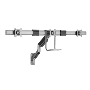 NOSAČ ZA TRI MONITORA GEMBIRD MA-WA3-01, montaža na zid, do 27”, up to 6 kg
