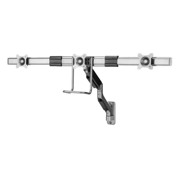 NOSAČ ZA TRI MONITORA GEMBIRD MA-WA3-01, montaža na zid, do 27”, up to 6 kg