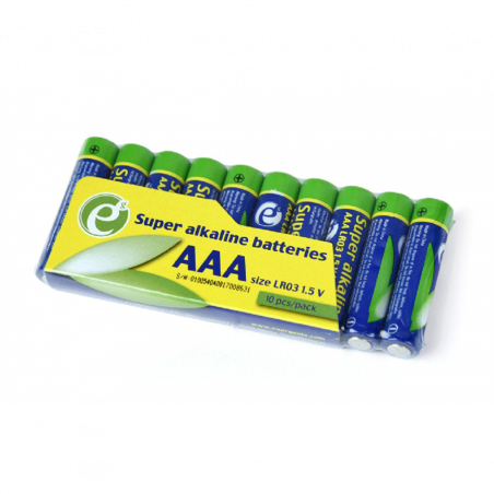 Baterije 10 kom Gembird Super alkaline AAA batteries, 10-pack EG-BA-AAASA-01