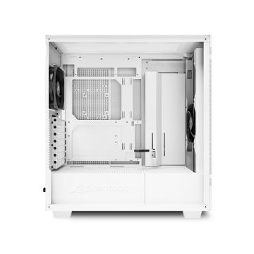 Kućište SHARKOON gaming, Rebel C50 White, ATX, ventilator 2x120mm
