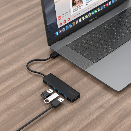 USB HUB USB GEMBIRD 1 X 3.1 (Gen 1), USB 3.x2.0 interfejsom UHB-U3P4P-02
