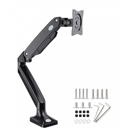 NOSAČ ZA MONITOR GEMBIRD MA-DA1-03, montaža na stol, (tilting), 17”-35”, up to 10 kg