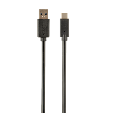 USB 3.0 AM do Type-C kabl (AM/CM),3 m CCP-USB3-AMCM-10, crni