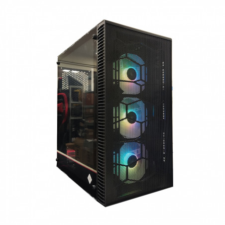 Kucište IG-MAX X3804-A06 GIANT MESH, E-ATX, ventilator RGB 3x 120mm, 3xUSB, audio panel