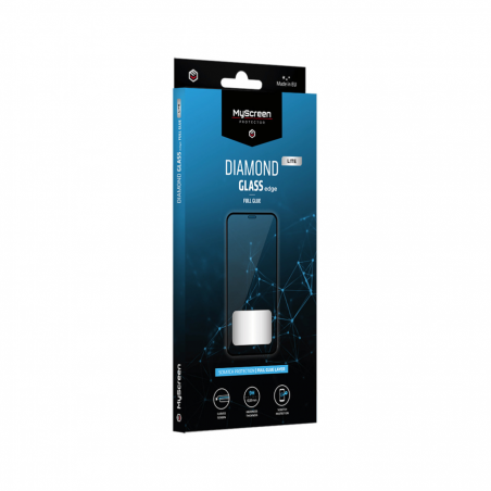KALJENO STAKLO MYSCREEN LITE DIAMOND GLASS EDGE FULL GLUE ZA IPHONE 15 ULTRA/ PRO MAX (6,7″) CRNO