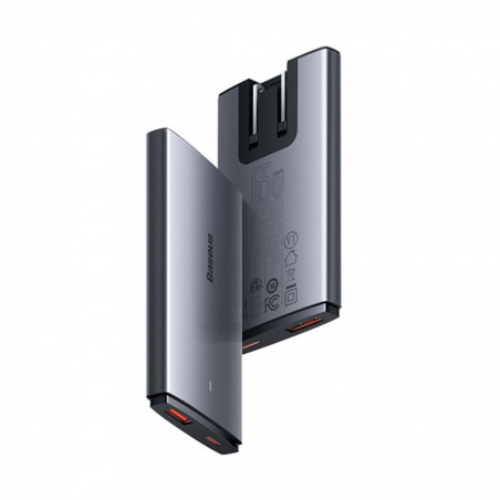 PUNJAČ BASEUS GAN5 PRO – USB + TYPE- C – QC 3.0 PD 3.0 100W 3A SA KABLOM TYPE- C TO TYPE – C (CCGP090202) BIJELI