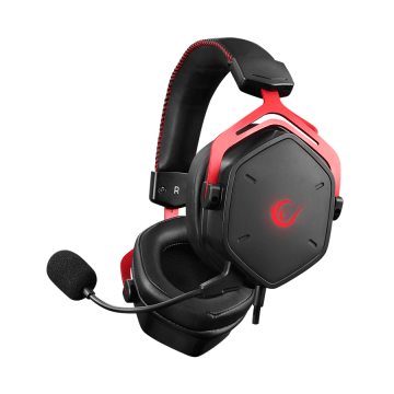 Slušalice sa mikrofonom gaming RAMPAGE RMX-G6 HYDRA Black USB Rainbow Backlit, 35514