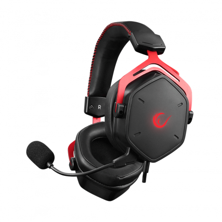 Slušalice sa mikrofonom gaming RAMPAGE RMX-G6 HYDRA Black USB Rainbow Backlit, 35514