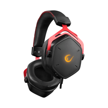 Slušalice sa mikrofonom gaming RAMPAGE RMX-G6 HYDRA Black USB Rainbow Backlit, 35514