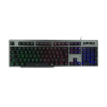 Tastatura gaming RAMPAGE KB-R78 Gray / Black USB Rainbow Backlight BiH Layout Gaming Keyboard, 30859