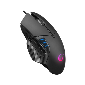 Miš gaming RAMPAGE SMX-R83 X-FORCE black, USB, 10000dpi, RGB