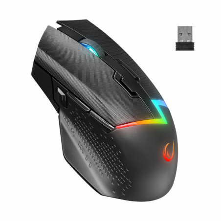 Miš gaming RAMPAGE DROP M3, black, RGB, wireless, 10000dpi 10D