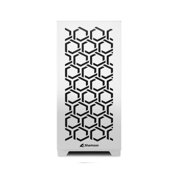 Kućište SHARKOON gaming, MS-Y1000 wh, white, ventilatori 1x80mm PWM, 3x120mm PWM, Micro-ATX
