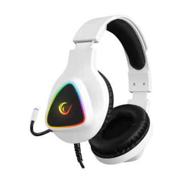 Slušalice sa mikrofonom gaming RAMPAGE M7 MONCHER white, RGB LED, USB 7.1