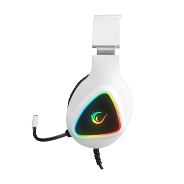 Slušalice sa mikrofonom gaming RAMPAGE M7 MONCHER white, RGB LED, USB 7.1