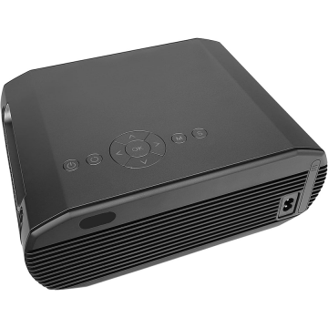 Projektor EVEREST PJ06 Grey/Black Auto Focus 1080P 9800 Lumens Android 9.0 4K Supported Full HD Projection Device with Tripod, 3