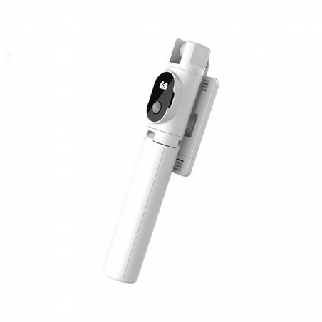 SELFIE STICK MINI – SA ODVOJIVIM BLUETOOTH DALJINSKIM UPRAVLJAČEM I STATIVOM – P20 BIJELI