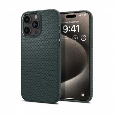 CASE SPIGEN LIQUID AIR ACS06564 ZA IPHONE 15 PRO MAX – ABYSS GREEN
