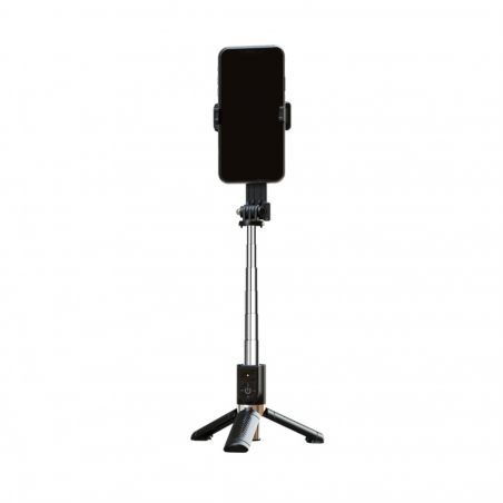 SELFIE STICK MINI – S ODVOJIVIM BLUETOOTH DALJINSKIM UPRAVLJAČEM I STATIVOM – P08 CRNI
