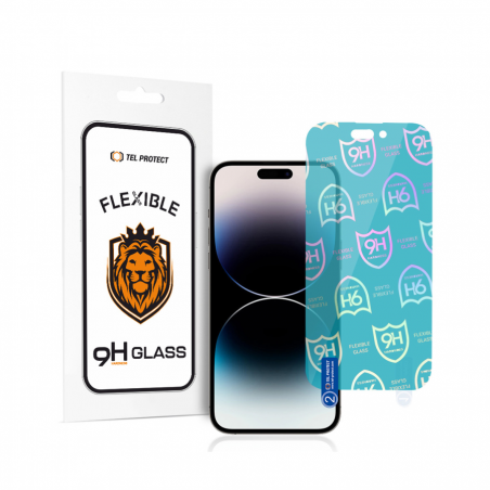 TEL PROTECT NAJBOLJE FLEKSIBILNO HIBRIDNO KALJENO STAKLO ZA IPHONE 14 PRO MAX