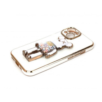 ZAŠTITNA MASKA TPU FRONDY BEAR IPHON 14 WHITE