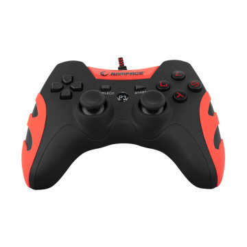 Game Pad gaming RAMPAGE Snopy SG-R218 PS3/PC X INPUT Red USB 1.8m Joypad, 22372