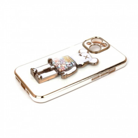 ZAŠTITNA MASKA TPU FRONDY BEAR IPHON 14 WHITE