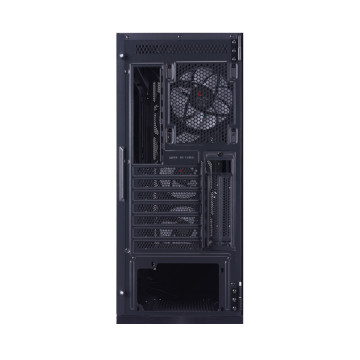 Kućište gaming RAMPAGE MAGNIFIC Mesh Magnetic Tempered Glass Black 4*12cm RGB Fan ATX Mid-T 39850