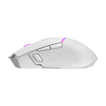 Miš gaming RAMPAGE DROP M3, white, RGB, wireless, 10000dpi, 37713