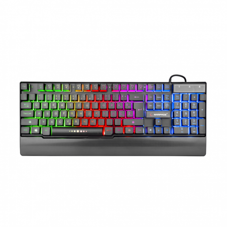 Tastatura gaming RAMPAGE KB-R66 BUBBLE, USB, Rainbow Illuminated, BiH LC Layout, multimedija, 31400