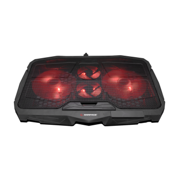 Postolje za notebook gaming RAMPAGE AD-RX34 X-FRAME black, 4 ventilatora, 35046