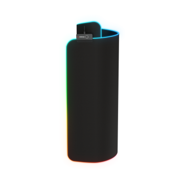 Podloga za miš za gaming RAMPAGE PULSAR RGB M crna 252*328*3mm RGB LED, 35753