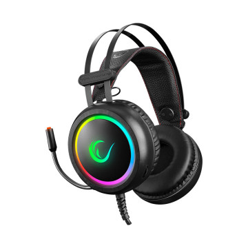 Slušalice sa mikrofonom gaming RAMPAGE STORMY black, 7.1 USB surround, 30505