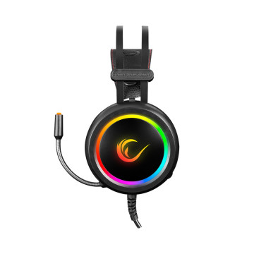 Slušalice sa mikrofonom gaming RAMPAGE STORMY black, 7.1 USB surround, 30505
