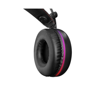 Slušalice sa mikrofonom gaming RAMPAGE STORMY black, 7.1 USB surround, 30505