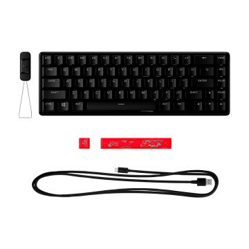 Tastatura HyperX Alloy Origins 65 Mechanical Gaming Keyboard – HX Red (USLayout) 4P5D6AA