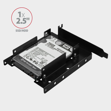Adapter interni AXAGON RHD-P35 2×2,5″ HDD/SSD into PCI position, black