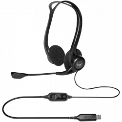 Logitech PC960 slušalice sa mikrofonom, USB | Giga Informatika