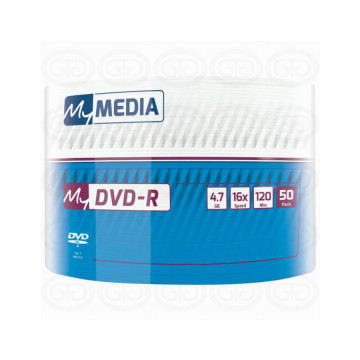 DVD-R,MYMEDIA, 4,7 GB,16X,spindle 50 kom WRAP,69200