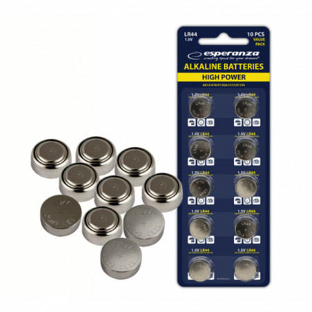 Baterije ESPERANZA ALKALINE LR44 AG13 10 kom, EZB109