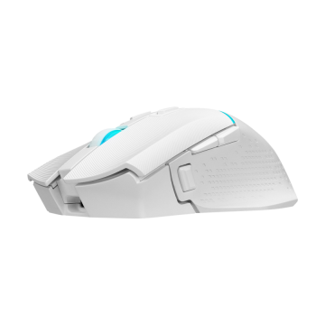 Miš gaming RAMPAGE DROP M3, white, RGB, wireless, 10000dpi, 37713