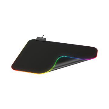 Podloga za miš za gaming RAMPAGE PULSAR RGB M crna 252*328*3mm RGB LED, 35753