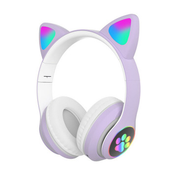 Slušalice za djecu CAT EAR Kids STN-28, bluetooth, ljubičaste
