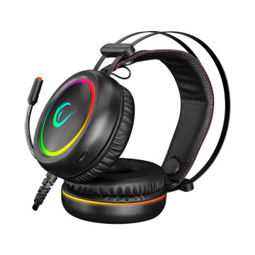 Slušalice sa mikrofonom gaming RAMPAGE STORMY black, 7.1 USB surround, 30505