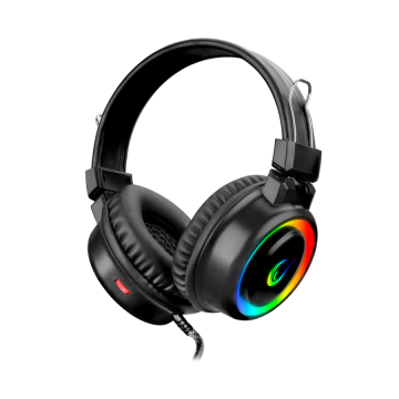 Slušalice sa mikrofonom gaming RAMPAGE SN-R10 ALQUIST black, 3,5 mm, RGB, 35527