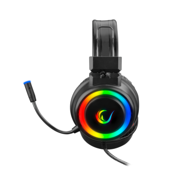Slušalice sa mikrofonom gaming RAMPAGE SN-R10 ALQUIST black, 3,5 mm, RGB, 35527